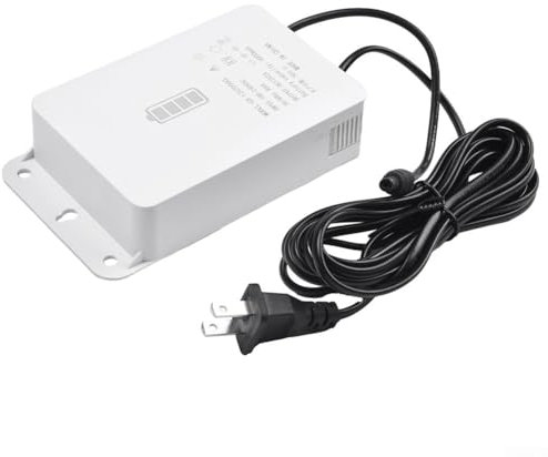 Alimentatore di monitoraggio esterno della corrente del piede regolata, mini UPS 12V 2A (nero)