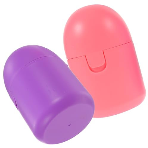 BCOATH 2 Stück Tragbare Damen Accessoire Aufbewahrungsbox Aus Pp Dampfsterilisierbar Kompakt Hygienischer Reiniger Für Menstruationstassen Praktischer Damenbedarf Für Reisen