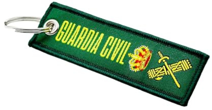 BDM - Pulsera de la Guardia Civil de tela para hombres y mujeres elástica en verde militar.