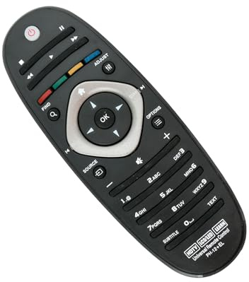 PH-12+EL Universal Fernbedienung Kompatibel mit Philips Blue-Ray Player | 40PFL9715 42PFL7406 42PFL7456 42PFL7606 42PFL7656 42PFL7666 26PFL3606H/12 32PFL3506H/12 32PFL5406H/12 42PFL3606H/12