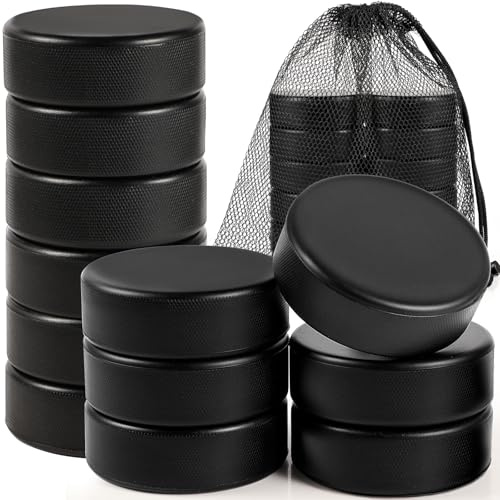 Zealor Hockey-Pucks, Schwarz, 30 Stück