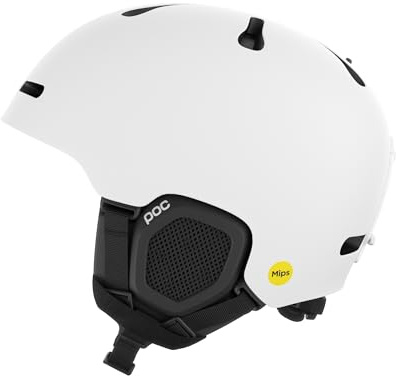 POC Casco da sci unisex per adulti Fornix MIPS, idrogeno bianco opaco, M-L (55-58 cm)