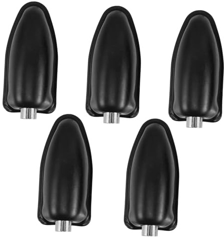 Abaodam 5 Stück Schwarze Metall Drum Hooks Snare Drum Zubehör mit Ergonomischem Design und Verbessertem Klang für Bandauftritte und Persönlichen Übungsgebrauch
