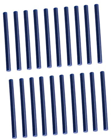 MAGICLULU 20pièces Bâtons De Colle Thermofusible Bandes Adhésives Multi-usages Pour Bricolage Et Quotidien Bleu Marine