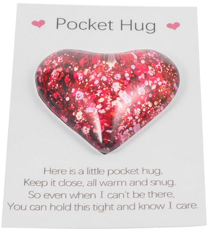 VALICLUD Glas Herz Ornament Für Valentinstag Dekoration Raumdekor Tischherz Bastelornament Herzdekor Glasschmuck Wohnzimmer Schlafzimmer Party Deko