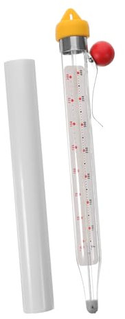 GRIRIW Thermomètre à Sucre Verre Professionnel pour Friture et Pâtisserie Outil de Cuisine Pratique avec Clip pour Utilisation Cuisine pour Bonbons et Pâtisserie