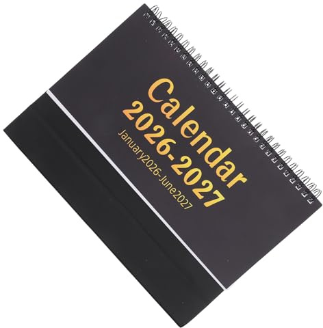 SAFIGLE Calendrier de Bureau Petit Format à Mensuelles Planner Compact pour Bureau et Maison Calendrier Mémo Pratique pour Enseignants et Professionnels