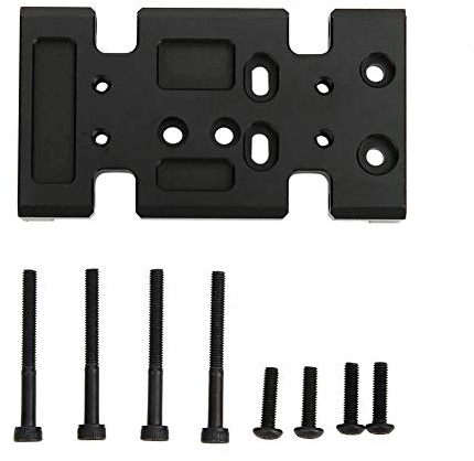 RC Metal Baseboard Gear Box for D90 1:10 RC Crawler Car Black
