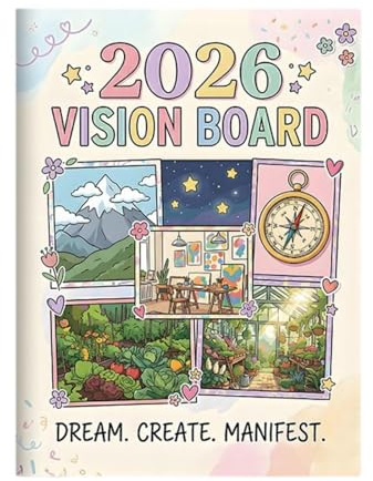 MotiveTech Tablero de Visión 2026, Planificador de Configuración, Libro de Recuerdos, Cuaderno de Planificación para Empresas