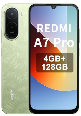 XIAOMI Smartphone Redmi A7 Pro 4+128GB 17,5 cm (6,9) 120Hz HyperOS 3 6000 mAh Dual SIM, Verde Palma