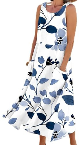 Dresses for Women UK Print Fashion Cotton Sundresses Summer Dress Linen Clothes Beach Coverups Holiday Beachwear Casual Wear Dahlia Co Ord Printed Coords Hawaiian Outfit