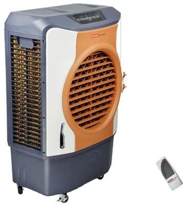 PARS EcoTech ECO-3000 Climatizador aire evaporativo portátil A+++ 140W Flujo de aire 3000 m3/h + mando, hasta 40 m2 de casas, terrazas, bares, restaurantes, talleres, salones, oficinas y tiendas
