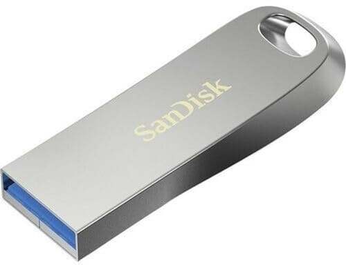 SanDisk 32GB Ultra Luxe USB 3.1 Flash Drive USB stick, Memory stick USB 3.1 up to 150 MB/s read speeds, Metal, Silver