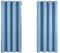 MRTREES Blue Curtains For Bedroom 66 Drop 2 Panels Eyelet Thermal Curtain for Living Room Soft Texture Window Treatments for Kids 46x66 Inch 117x167 CM