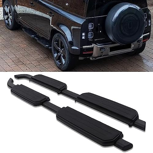 SORAD 2 Piezas Coche Barra Paso Lateral para Land Rover Defender 110 2020+, Escalones Laterales Coche Pedales Anti Choques Estribos Laterales