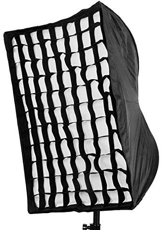 Malla de Rejilla Celular Plegable Softbox para Accesorios de Estudio de Fotografía, Superposición de Luz de Control, Material de Nailon, Tamaño de 50x70 Cm, Compatible con Caja