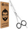 OCBA Professional 6 Hairdressing Scissor Sharp Hair Cutting Scissors for Barbers Hairdressers & Stylists Beard & Haircut Scissors for Men & Women (Traditional Thinning Scissor)