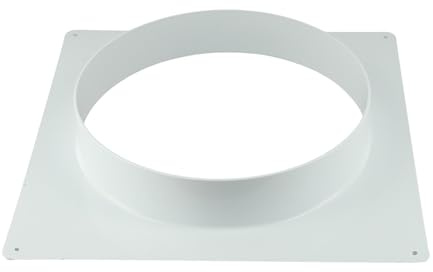Brida de conector de conducto, versátil brida de conector de conducto de ventilación de aire, brida recta de ventilación junta de tubería de ventilación herramientas de conducto (250 mm)