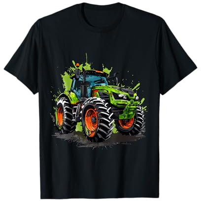 Trattore agricoltore e agricoltore villaggio bambino regalo contadino bambini villaggio Maglietta