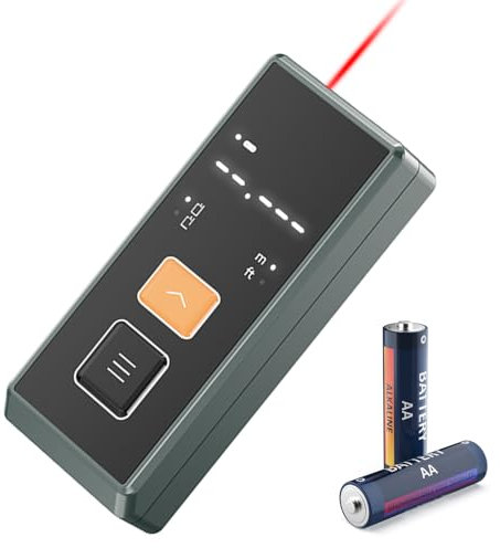 Misuratore di distanza laser, misura laser portatile da 70 m con valutazione IP54, 2 livelli di bolla, display LCD a 4 linee e retroilluminazione chiara per una misurazione accurata di distanza, area