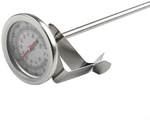 Sonda di misurazione per compost da 50 cm, in acciaio inox di alta qualità, termometro per compost, giardino, cortile, 0-120 gradi Celsius