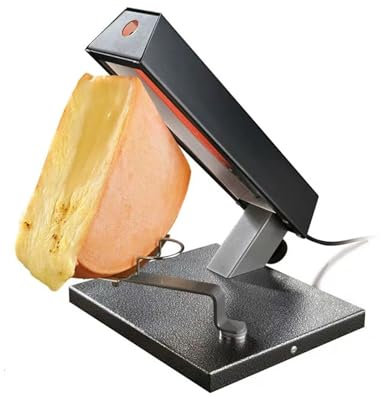Máquina de fusión Comercial 1/4 Raclette fundidor de queso asado calentador de mantequilla fundidor de queso rallado máquina de fusión en caliente parrilla eléctrica for queso Fuentes de chocolate