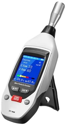 Détecteur de gaz, Particules de gaz PM2.5, PM10 500ug/m3 avec Compteur de Particules d'air Bluetooth