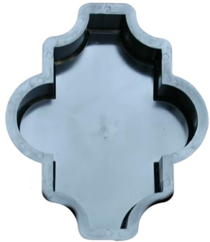 12 (11+1halbe) Gießformen/Schalungsformen für Barock Pflastersteine