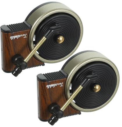 LALADEFIEE Retro Record Player Car Air Freshener Vent Clip 2pcs Set Refillable Car Scent Diffuser