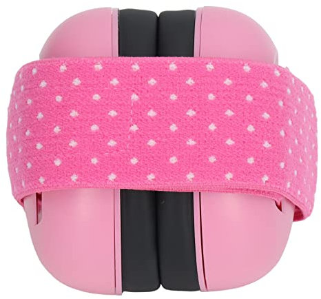 Aoaoy Baby Ear Headphones Infant Ear Muffs Noise Cancelling Soft Padded Design Baby Ear Headphones with Elastic Headband (Pink)