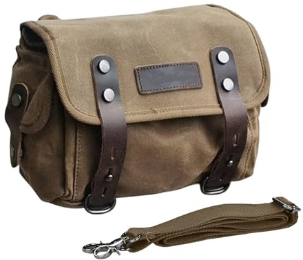 Motorradtasche - Vintage Canvas Seitentaschen, wasserdichte Doppelsatteltaschen, Hinterrad-Geschwindigkeitspaket für Reiter, aufrollbare Hecktasche | Allwetter-Reisetasche für Motorradreisen, Traje