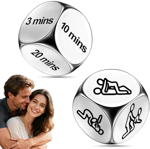 Ecoret-Pro 2 Dados Eróticos para Pareja, Juegos Eroticos, Juegos Eróticos para Pareja Sexuales, Juegos Sexuales de Parejas Adultos, Regalo Original San Valentín y Navidad