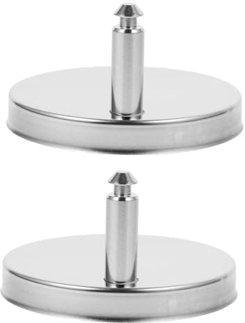 Toddmomy 2 juegos Bisagras de Acero Inoxidable para Asiento de Inodoro Tornillos y Pernos de Fijación de Accesorios para Tapa Wc Estándar Fácil Instalación y Alta Resistencia