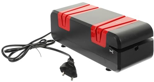 TOYANDONA Affûteur de Ciseaux Électrique 60W Moteur Cuivre Pur pour Maison Affûtage Rapide et Polissage Multifonction Outil la Cuisine pour Ciseaux Couteaux Tournevis et Rainures Noir