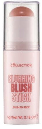 Collection Cosmetics Blurring Blush Stick, Buildable & Ultra-blendable, Multi-use for Cheeks & Lips, Long-lasting and Pigmented Colour, 5g, Sunset