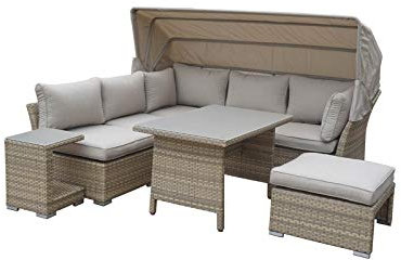 HTI-Line Loungemöbel-Set Sonneninsel Vario 4