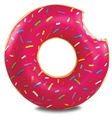 BigMouth Inc. Donut aufblasbarer Pool Float, mehrfarbig