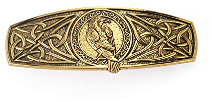 KKJOY Pasadores para el Pelo Mujer de Metal con Nudo Celta, Vintage Pinzas Pelo con Cuervo de Odín, Adornos Hair Clips Accesorios Pelo Boda Horquillas para el Pelo Niña