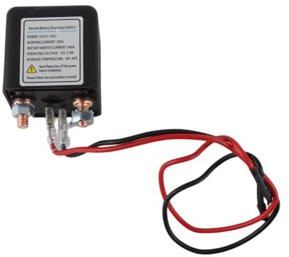 Batterifrånskiljare för Fjärrstyrning, 12V 250A Switch Bil Långdistansstyrning Förhindrar Att Batteriet Laddas Ur Stöldskyddad Batteriavstängningsbrytare för Lastbil, Bil, Båt