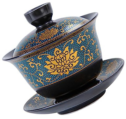 PRETYZOOM 1 Satz Teetasse die chinesen legstasy teespender teekerzen teebecher Tureen Teeschale Tee Cup. japanische chinesischer Stil Tee Set Porzellanterrine reisen Tablett Keramik