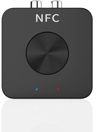 budiniao Ricevitore trasmettitore Compatibile con Bluetooth per Sistema Stereo Domestico TV Laptop Adattatore Audio Wireless per RCA 3,5 mm Ufficio a Bassa latenza