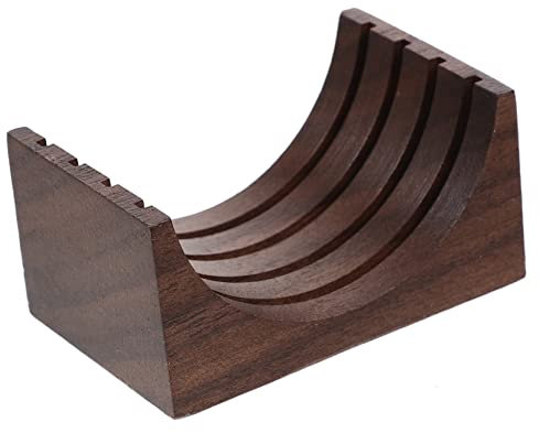 ABOOFAN Portafiltro Per Caffè in Legno Supporto Per Filtro Da Caffè Espresso Base Per Riporre Filtro Da Tavolo