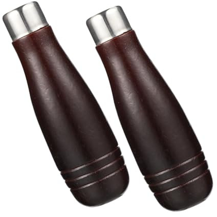 Uonlytech 2stücke Holzgriff Für Feilen Holzwerkzeuggriff Ersatzgriff Für Holzbearbeitungsfeilen Verschleißfester Griff Passend Für Verschiedene Feilentypen