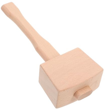 Operitacx Carpentry Making Tool Small Wood Hammer Leatherworking Mallet Portable Hand Tool