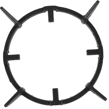 HOMSFOU Support Dérapant pour Poêle Gaz Fonte Robuste Anneau Polyvalent pour Wok et Casseroles Protège Plan de Cuisson Accessoire Compact pour Cuisinière Gaz