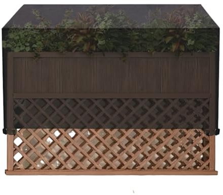 Abdeckhaube Für Hochbeet Und Pflanzen - Schutz Vor Und Kaltem Wetter - Outdoor Pflanzen Schutzhülle Für Erhöhte Gartenbetten | Erdbeeren Blumen Gemüse Garten Hinterhof