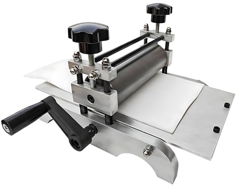 Pequeña máquina de prensa de impresión de escritorio, prensa de grabado manual con rodillo ajustable para impresión de papel Woodblock Lino
