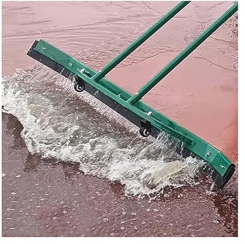 Spazzolone per acqua, Spazzole for la rimozione dell'acqua dal pavimento for pavimenti for interni ed esterni, asciugatore professionale leggero for campi da tennis Navetta antipioggia