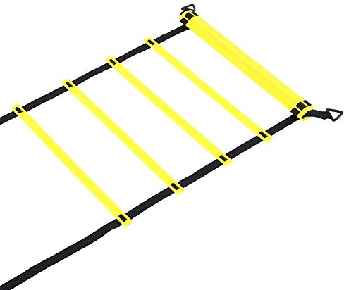 Fußball-Trainingsgerät | Slalomstangen | Passing Arcs | Speed Ladder | Marker Cones | Hürden | Kick Trainer | Fußball-Tragetasche | Coachboard | (Geschwindigkeitsleiter 4 Meter)