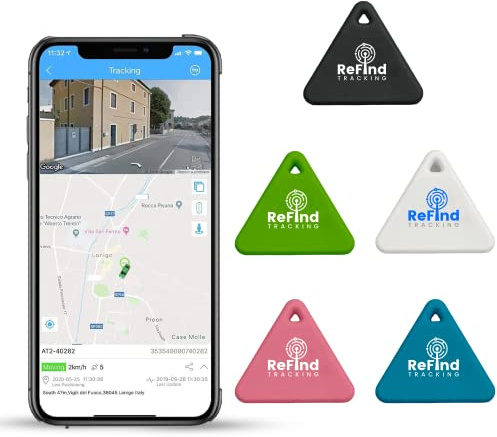 ReFind R3 Traceur Intelligent pour Android et iPhone. Mini Balise GPS Bluetooth 5.0. Alternative Samsung AirTag pour Clés, Animaux, Portefeuilles et Bagages (Noir)